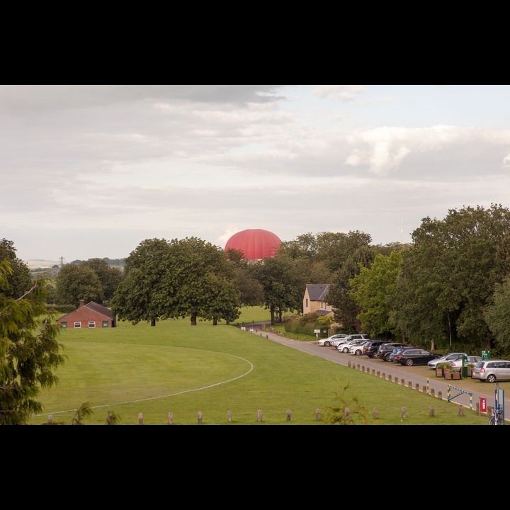 Hot air balloon in Cutteslowe Park.
