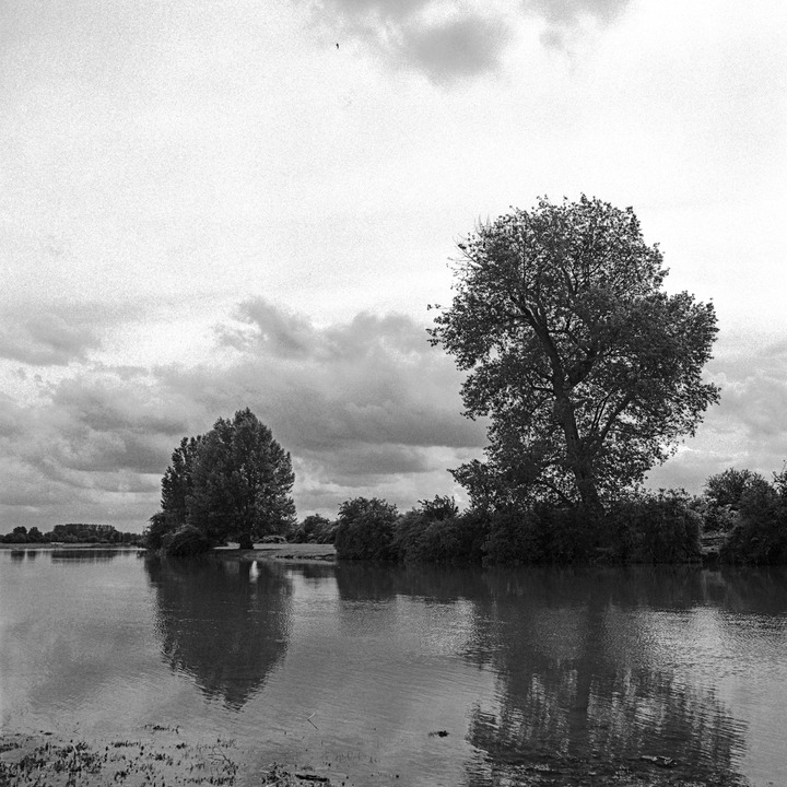 Black Jack's Hole, the River Isis (or Thames) at Port Meadow.