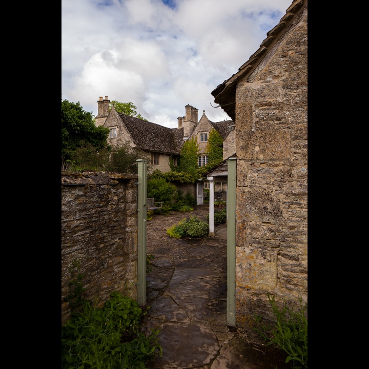 Kelmscott Manor - entrance to the kitchen garden