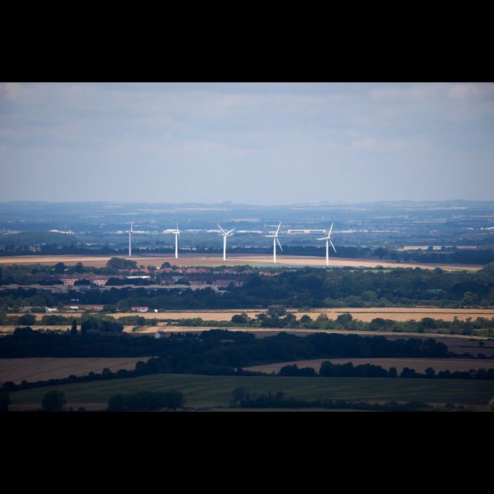 Westmill wind farm, Watchfield - from the Uffington White Horse
