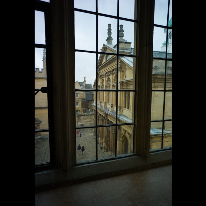 The Sheldonian Theatre (from the Bodleian).