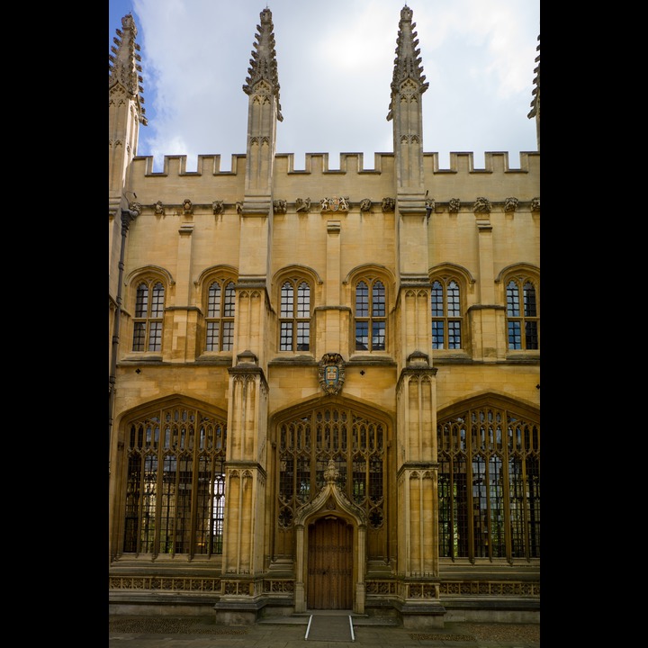 The entrance to the Divinity School