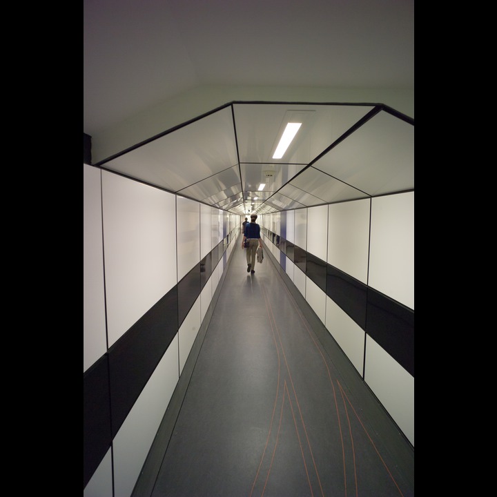 The underground passage from the Bodleian Library to the Gladstone Link.