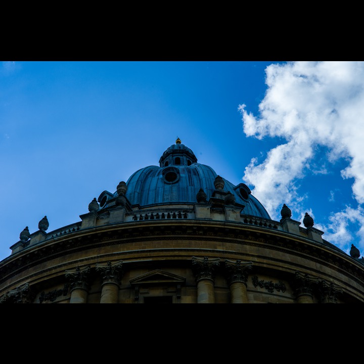 The roof of the Radcliffe Camera.