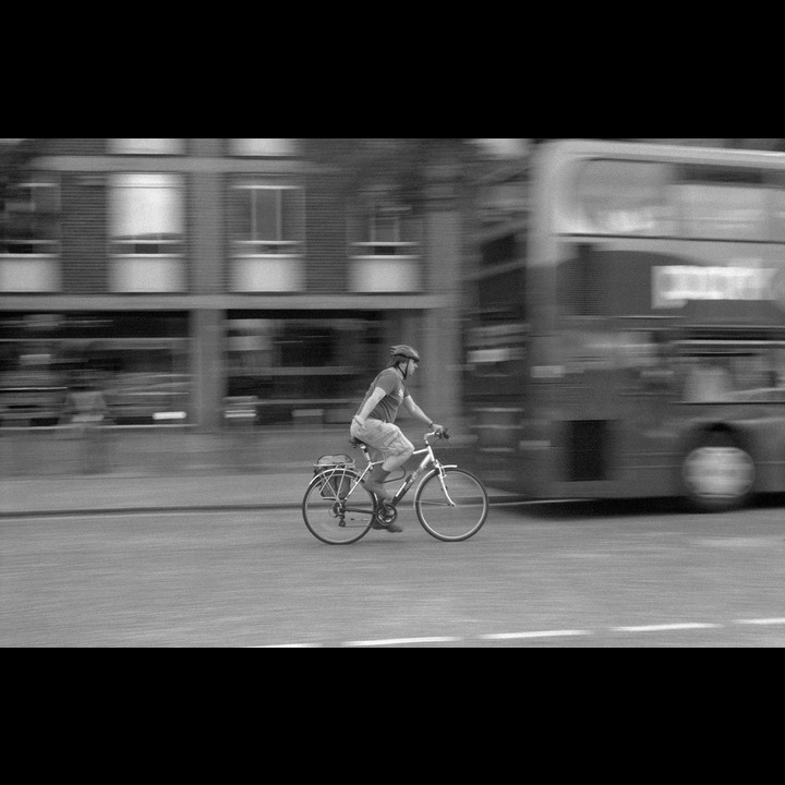 Cyclist in Summertown