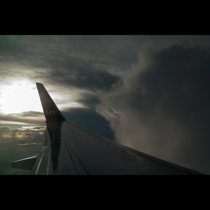 Leaving Oxford - Flying into the storm 'Frida'