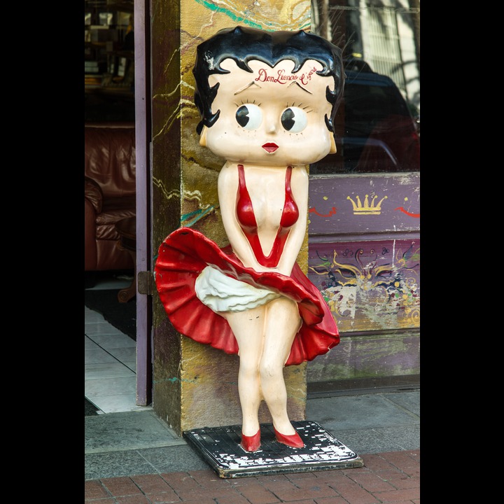Betty Boop on Canal Street
