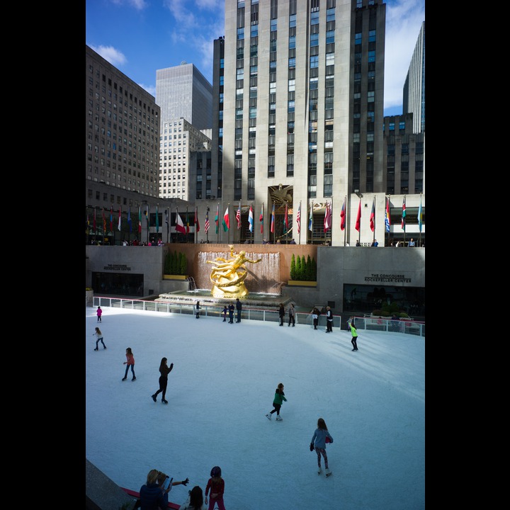 The Ice Rink at the Rockefeller Center
