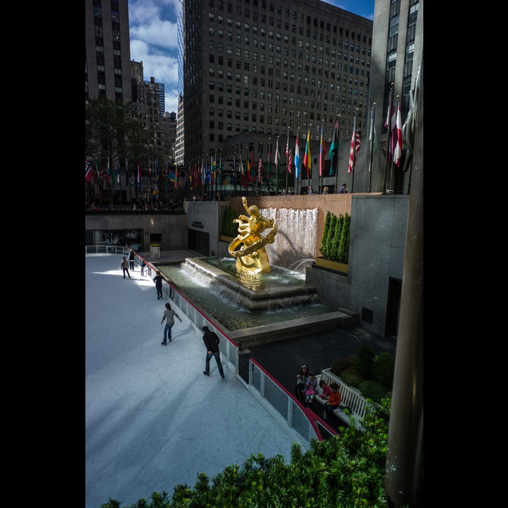 The Ice Rink at the Rockefeller Center